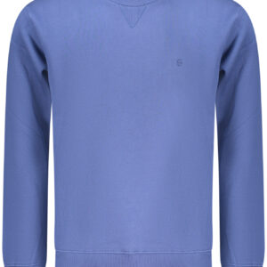 COVERI MOVING MEN'S BLUE ZIP-LESS SWEATSHIRT