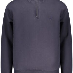 COVERI MOVING MEN'S BLUE ZIP-LESS SWEATSHIRT