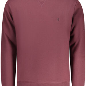 COVERI MOVING MEN'S RED ZIP-LESS SWEATSHIRT