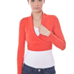 DATCH SHRUG LONG SLEEVE WOMAN RED