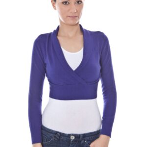 DATCH SHRUG LONG SLEEVES PURPLE WOMAN