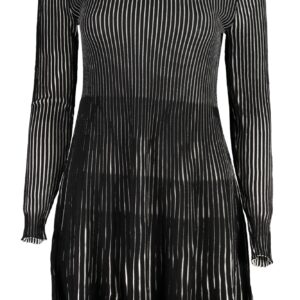 DESIGUAL BLACK WOMEN'S SHORT DRESS