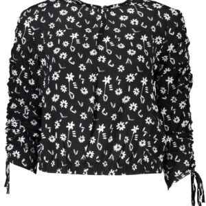 DESIGUAL LONG SLEEVE SHIRT WOMEN BLACK