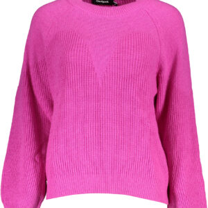 DESIGUAL PINK WOMEN'S SWEATER