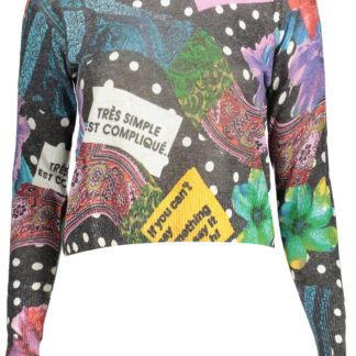 DESIGUAL SWEATER WOMAN BLACK