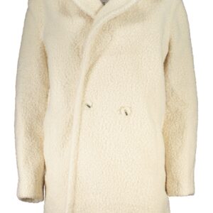 DESIGUAL WHITE WOMEN'S COAT