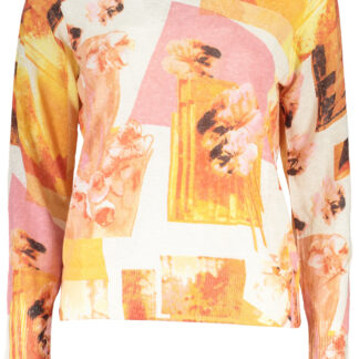 DESIGUAL WHITE WOMEN'S SWEATER