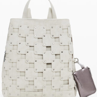 DESIGUAL WOMEN'S BEIGE BACKPACK