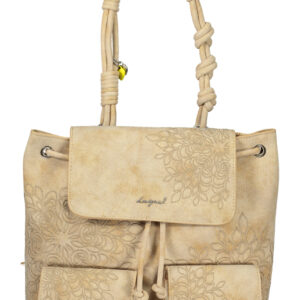 DESIGUAL WOMEN'S BEIGE BACKPACK