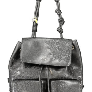 DESIGUAL WOMEN'S BLACK BACKPACK