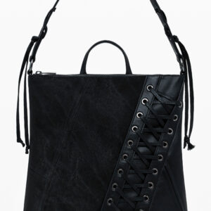 DESIGUAL WOMEN'S BLACK BACKPACK