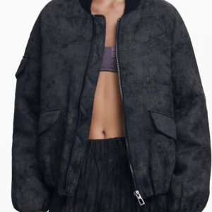 DESIGUAL WOMEN'S BLACK JACKET