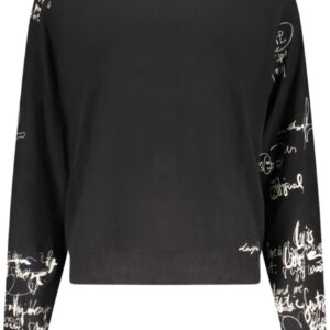 DESIGUAL WOMEN'S BLACK SWEATER