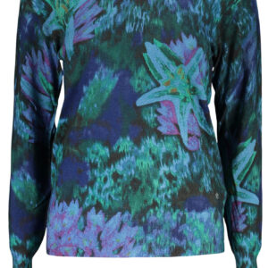 DESIGUAL WOMEN'S BLUE SWEATER