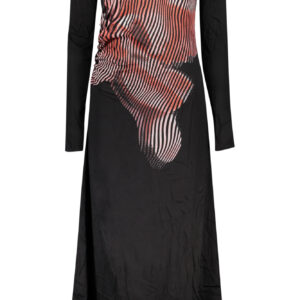 DESIGUAL WOMEN'S LONG BLACK DRESS