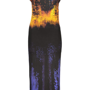 DESIGUAL WOMEN'S LONG BLACK DRESS