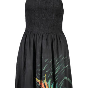 DESIGUAL WOMEN'S LONG BLACK DRESS