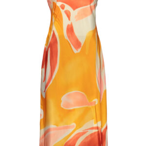 DESIGUAL WOMEN'S LONG DRESS ORANGE