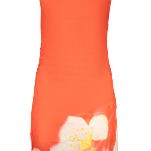 DESIGUAL WOMEN'S LONG RED DRESS