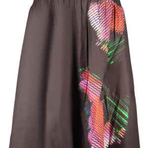 DESIGUAL WOMEN'S LONG SKIRT BLACK