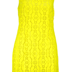 DESIGUAL WOMEN'S SHORT DRESS YELLOW