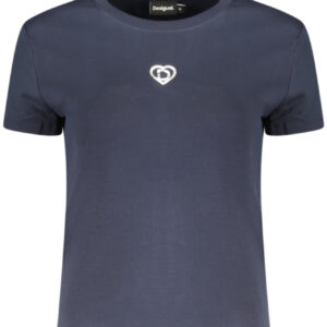 DESIGUAL WOMEN'S SHORT-SLEEVE T-SHIRT BLUE