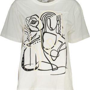 DESIGUAL WOMEN'S SHORT SLEEVE T-SHIRT WHITE