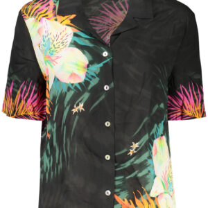 DESIGUAL WOMEN'S SHORT-SLEEVED SHIRT BLACK
