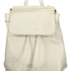 DESIGUAL WOMEN'S WHITE BACKPACK