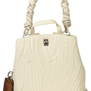 DESIGUAL WOMEN'S WHITE BACKPACK