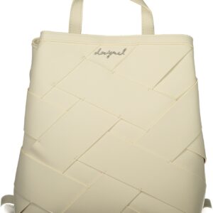 DESIGUAL WOMEN'S WHITE BACKPACK