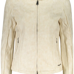 DESIGUAL WOMEN'S WHITE JACKET
