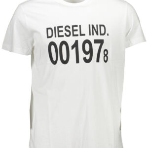 DIESEL SHORT SLEEVE T-SHIRT MEN WHITE