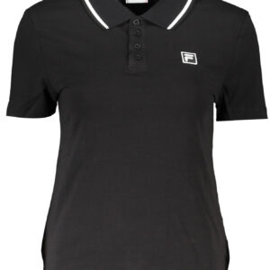 FILA POLO SHORT SLEEVE WOMAN BLACK