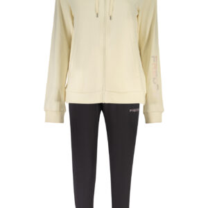 FREDDY WOMEN'S BEIGE ZIP-UP SWEATSHIRT