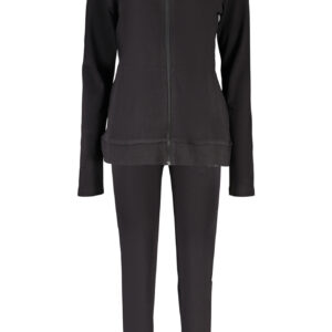 FREDDY WOMEN'S BLACK ZIP-UP SWEATSHIRT