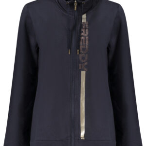 FREDDY WOMEN'S BLUE ZIP-UP SWEATSHIRT
