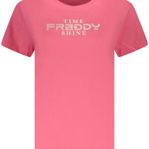 FREDDY WOMEN'S PINK SHORT-SLEEVE T-SHIRT