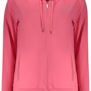 FREDDY WOMEN'S PINK ZIP-UP SWEATSHIRT