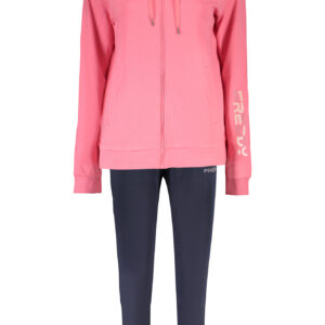 FREDDY WOMEN'S PINK ZIP-UP SWEATSHIRT