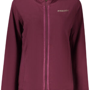 FREDDY WOMEN'S PURPLE ZIP-UP SWEATSHIRT