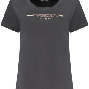 FREDDY WOMEN'S SHORT-SLEEVE T-SHIRT BLACK