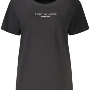FREDDY WOMEN'S SHORT-SLEEVE T-SHIRT BLACK