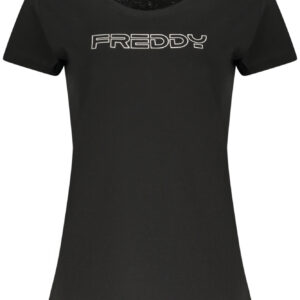 FREDDY WOMEN'S SHORT-SLEEVE T-SHIRT BLACK