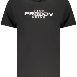 FREDDY WOMEN'S SHORT-SLEEVE T-SHIRT BLACK