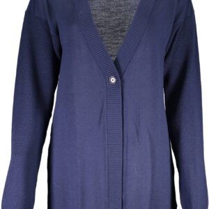 GANT CARDIGAN WOMAN BLUE