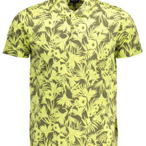 GANT MEN'S SHORT SLEEVE YELLOW POLO SHIRT