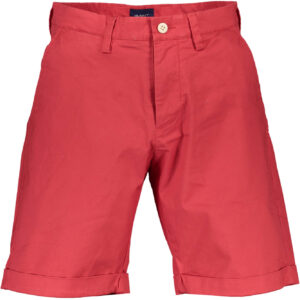 GANT RED MEN'S BERMUDA TROUSERS