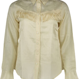 GANT WOMEN'S LONG SLEEVE BEIGE SHIRT