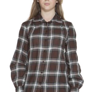 GANT WOMEN'S LONG SLEEVE SHIRT BROWN